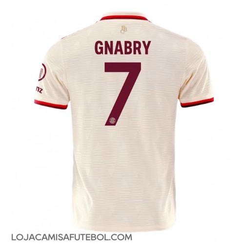 Camisa de Futebol Bayern Munich Serge Gnabry #7 Equipamento Alternativo 2024-25 Manga Curta